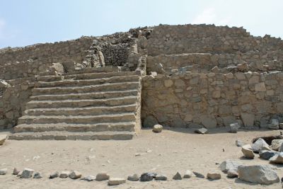 Another pyramid at Caral.