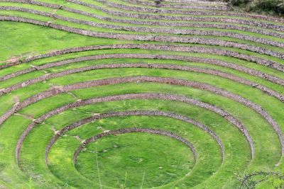 The circular agricultural terraces of Moray.