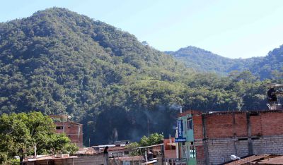 A view of San Ramon in the central jungle in Peru.