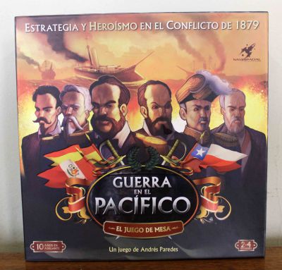 “Guerra en el Pacifico” (War in the Pacific) is about the 19th century war between Chile, Peru and Bolivia.