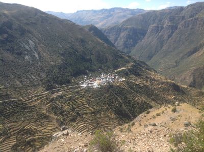 The town of Vito, deep in the Andes.