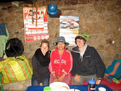 Hayley and Phil with Willy's cousin Belinda - one of their two host mothers.