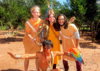 Jess, Michael, josh in native dress 6-2015crpd