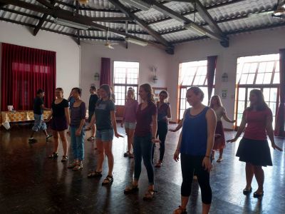 A dance lesson!