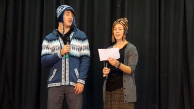 Josh and Maddie sing an Andean folk song.