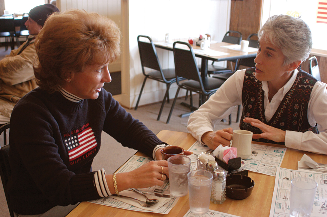 Carolyn Schrock-Shenk and Dana Schmucker