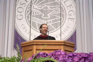 Dan Charles, 2013 Goshen College commencement speaker