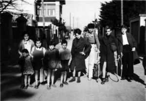 Villa children in street