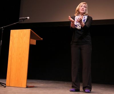 Abby Deaton, winner of the 2014 C. Henry Smith Peace Oratorical Contest