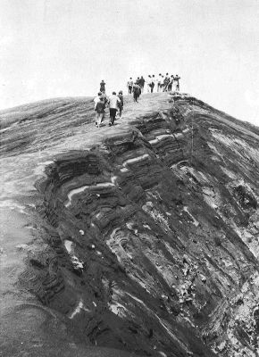 The fall 1968 Costa Rica SST unit on a hike up Volcano Irazu.