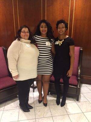 Byrd (center) with her mother, Amy Byrd (left) and DaVonne Kramer (right). 