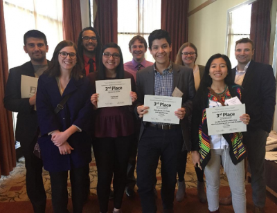 Record staff with their awards at the ICPA conference in Indianapolis on April 8. 