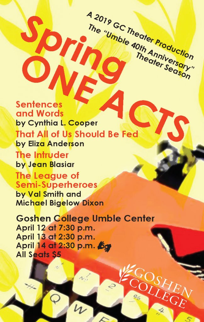 'Spring One Acts' Poster