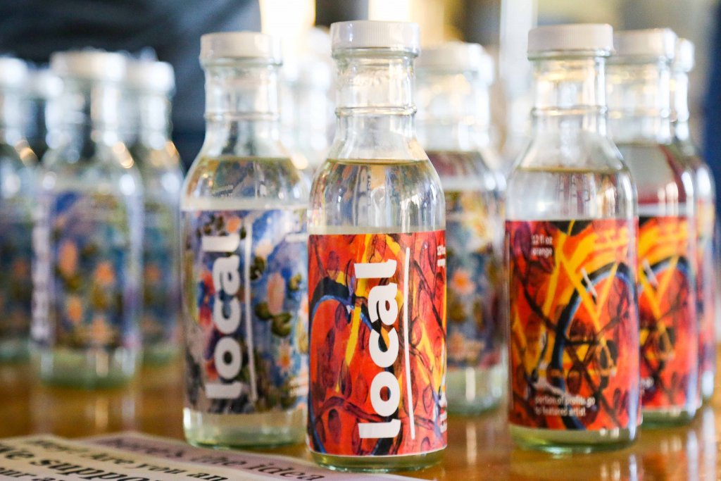 'Local' soft drink bottles