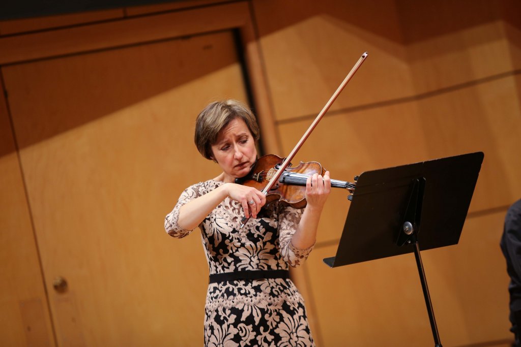 Woman playing violin