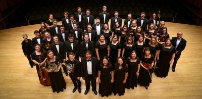 2019 Goshen College Chamber Choir and Orchestra.