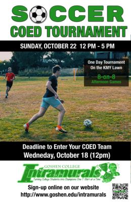Energy, Effort and Attitude: Goshen men's soccer schedule release and  season preview - Goshen College